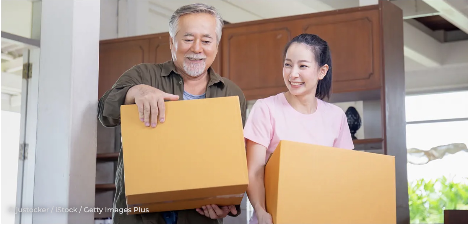 Seniors With Boxes